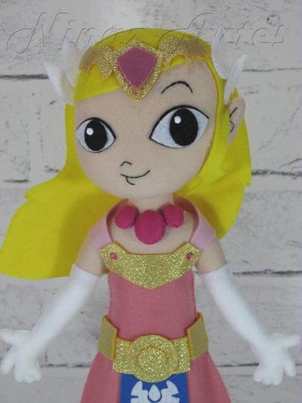Boneca Zelda - Tema The Legend Of The Zelda