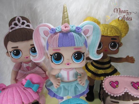 Bonecas Lol - Kit com 6 Personagens