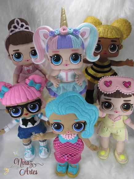Bonecas Lol - Kit com 6 Personagens