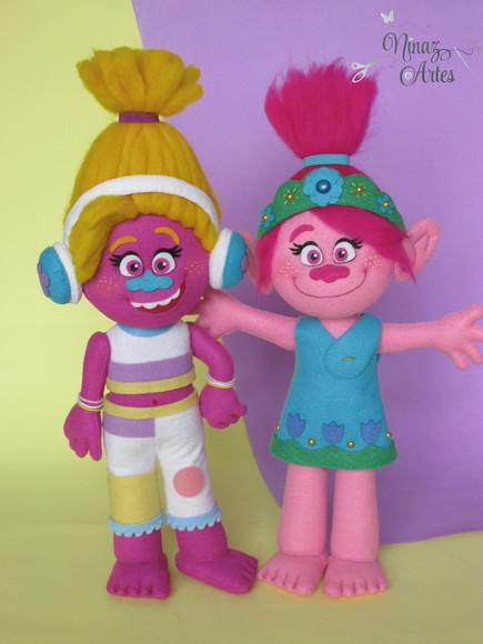 Bonecas Poppy e Dj Suki - Tema Trolls