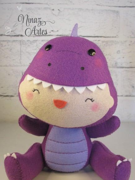 Boneco Baby Dino Girl - Tema Dinossauros