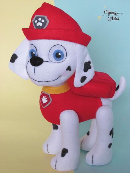 Boneco Cão Marshall - Tema Patrulha Canina