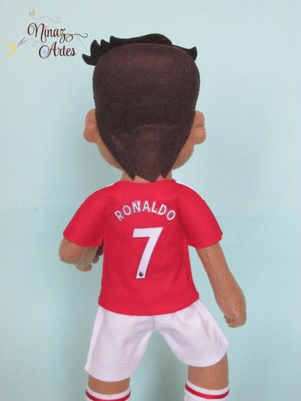 Boneco Cristiano Ronaldo - Jogador de Futebol