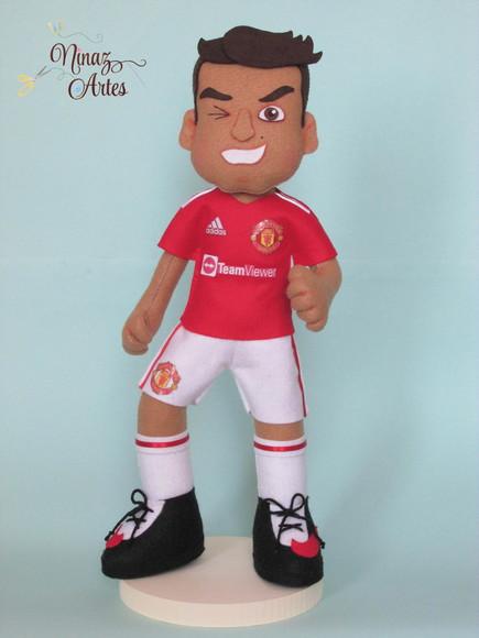 Boneco Cristiano Ronaldo - Jogador de Futebol