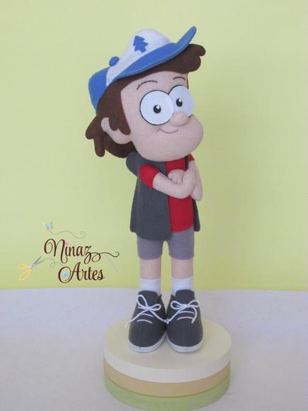 Boneco Dipper - Tema Gravity Falls