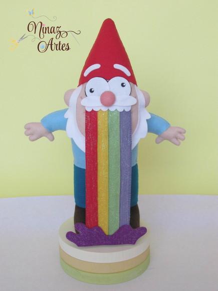 Boneco Duende do Arco Íris - Tema Gravity Falls