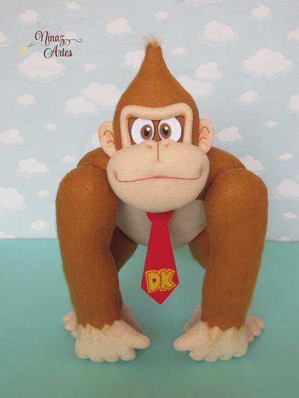 Boneco Donkey Kong - Tema Super Mario