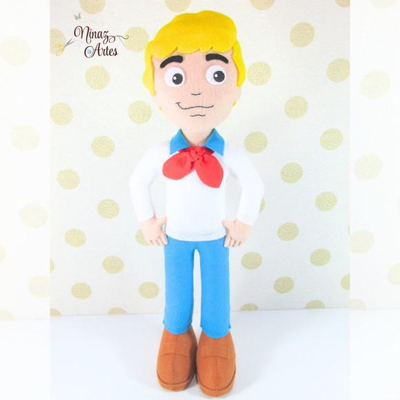 Boneco Fred - Tema Scooby Doo