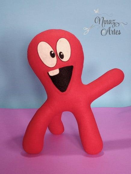 Boneco Fred Octopus - Tema Pocoyo