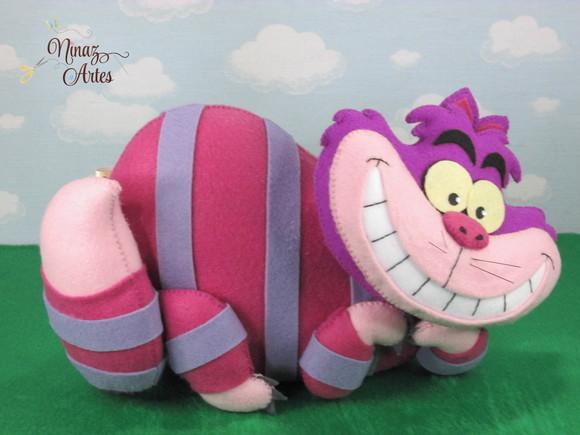 Boneco Gato Risonho - Tema Alice no País das Maravilhas