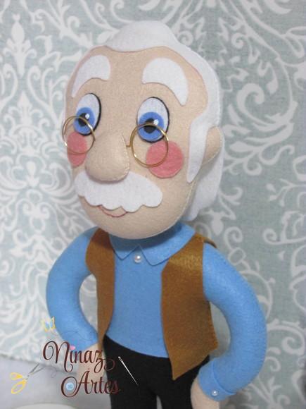 Boneco Gepeto - Tema Pinóquio