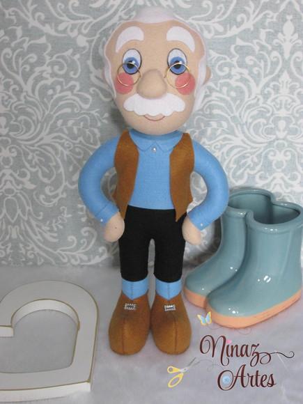 Boneco Gepeto - Tema Pinóquio