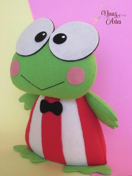 Boneco Keroppi - Tema Hello Kitty