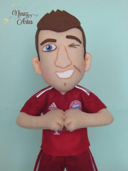 Boneco Lewandowski - Jogador de Futebol