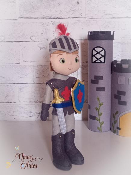 Boneco Lancelot Cavaleiro - Tema Rei Arthur - Era Medieval