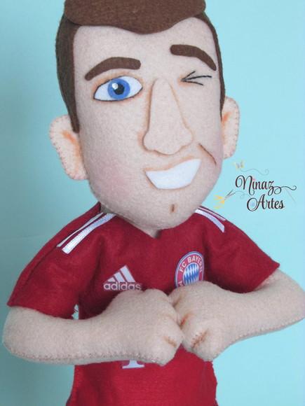 Boneco Lewandowski - Jogador de Futebol