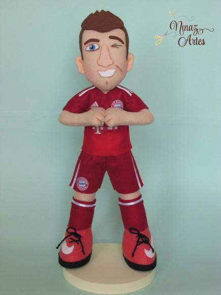 Boneco Lewandowski - Jogador de Futebol