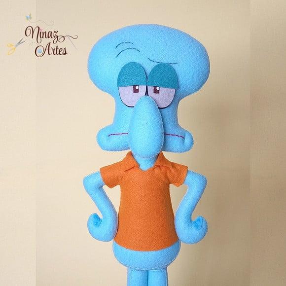 Boneco Lula Molusco - Tema Bob Esponja