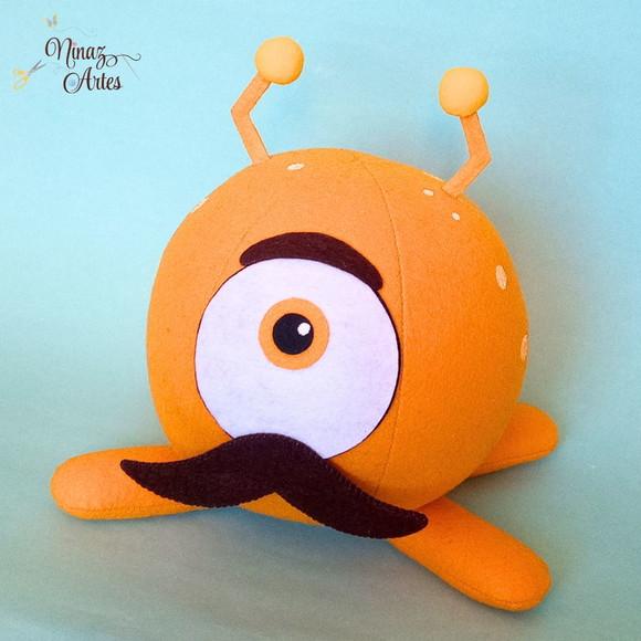 Boneco Marciano de Bigode - Tema Pocoyo
