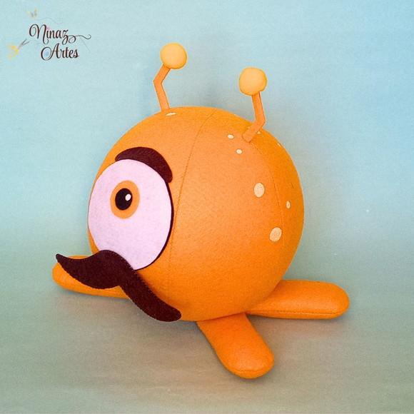 Boneco Marciano de Bigode - Tema Pocoyo
