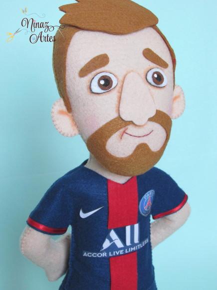 Boneco Messi - Jogador de Futebol