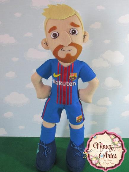 Boneco Messi - Jogador de Futebol