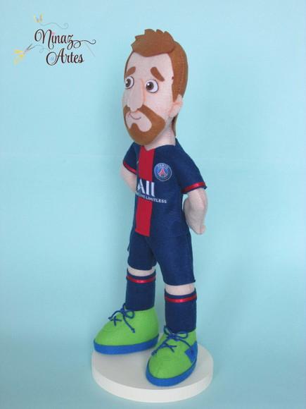 Boneco Messi - Jogador de Futebol