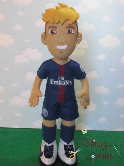 Boneco Neymar Jr. - Jogador de Futebol