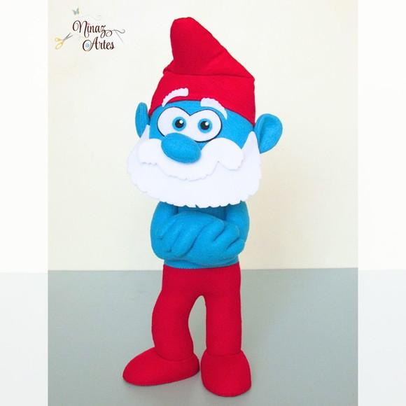Boneco Papai Smurf -Tema Os Smurfs