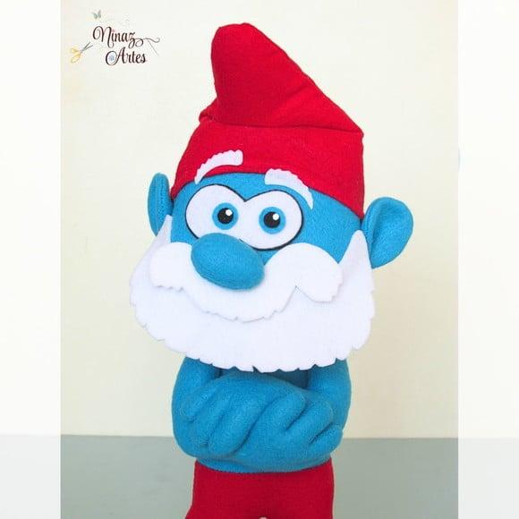 Boneco Papai Smurf -Tema Os Smurfs