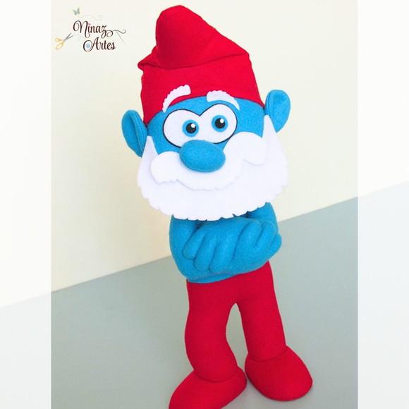 Boneco Papai Smurf -Tema Os Smurfs