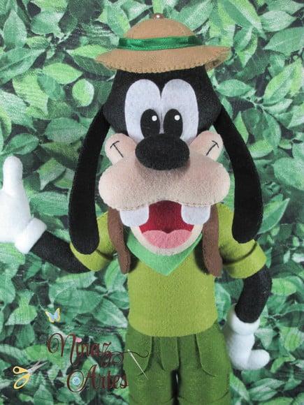Boneco Pateta - Tema Mickey Safári