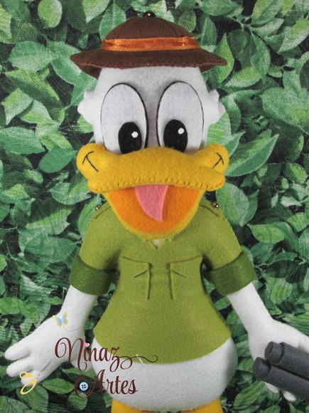 Boneco Pato Donald - Tema Mickey Safári