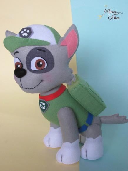 Boneco Rocky - Tema Patrulha Canina