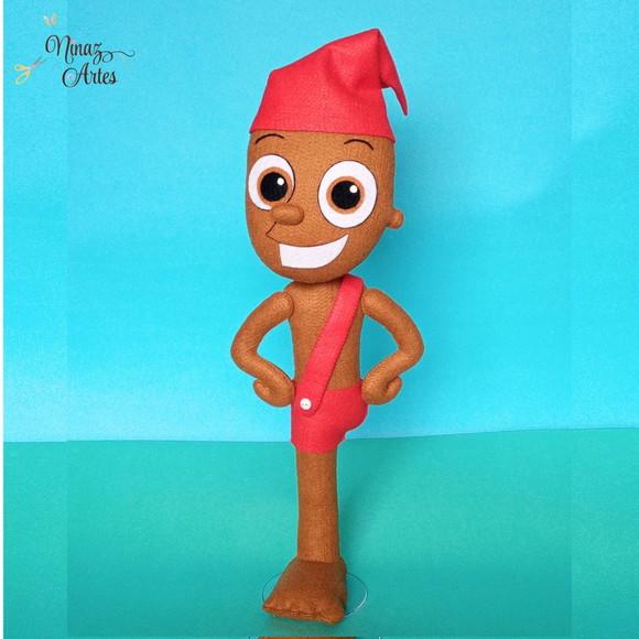 Boneco Saci Pererê -Tema Sítio do Picapau Amarelo