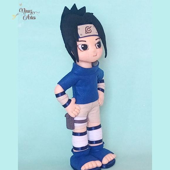 Boneco Sasuke Uchiha - Tema Naruto