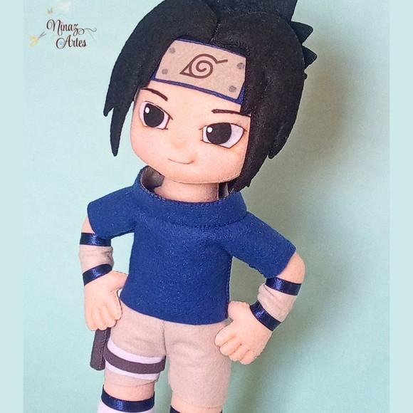 Boneco Sasuke Uchiha - Tema Naruto