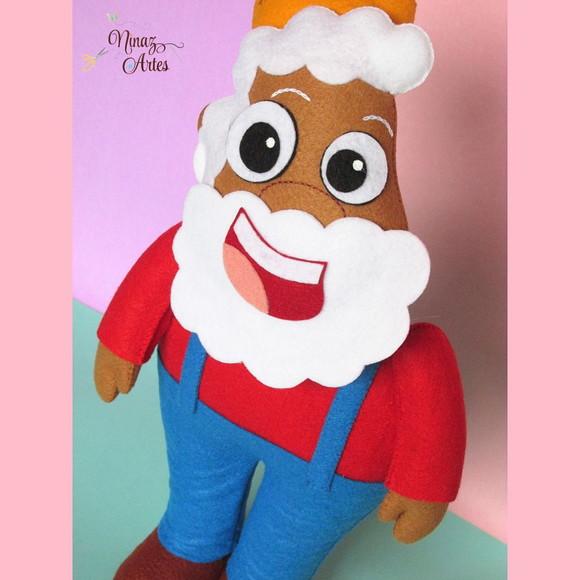 Boneco Tio Barnabé -Tema Sítio do Picapau Amarelo