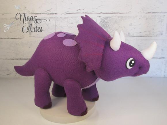 Boneco Triceratops - Tema Dinossauros