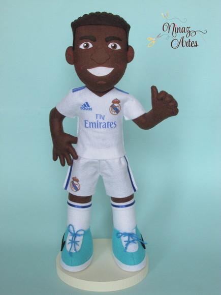 Boneco Vinicius Jr. - Jogadores de Futebol