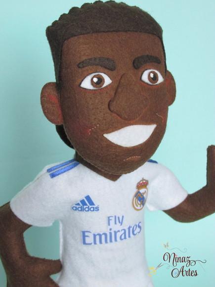 Boneco Vinicius Jr. - Jogadores de Futebol