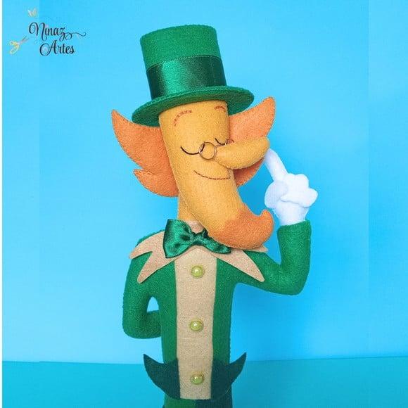 Boneco Visconde de Sabugosa -Tema Sítio do Picapau Amarelo