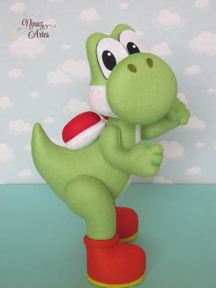 Boneco Yoshi - Tema Super Mario
