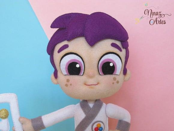 Boneco Zee - Tema Vera no Reino do Arco-íris
