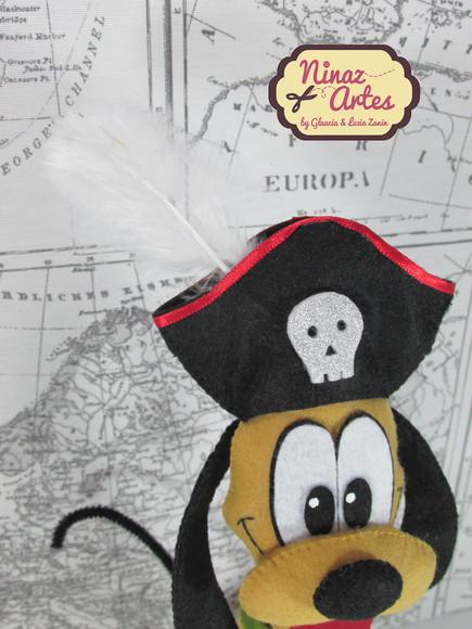 Cachorro Pluto - Tema Mickey Pirata