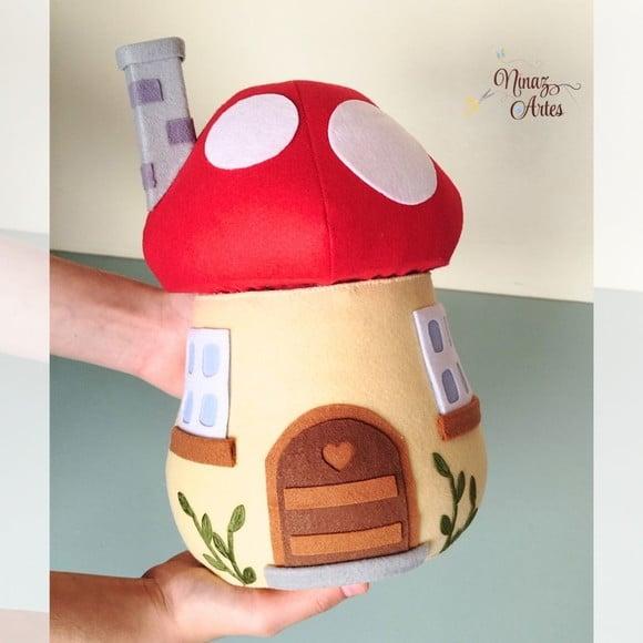 Casa Cogumelo -Tema Os Smurfs