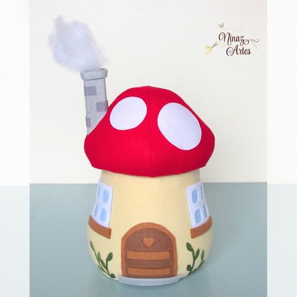 Casa Cogumelo -Tema Os Smurfs