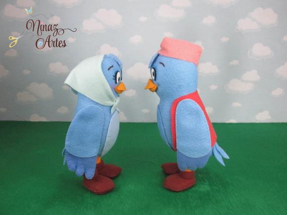Casal de Passarinhos - Princesa Ella - Tema Cinde Rela