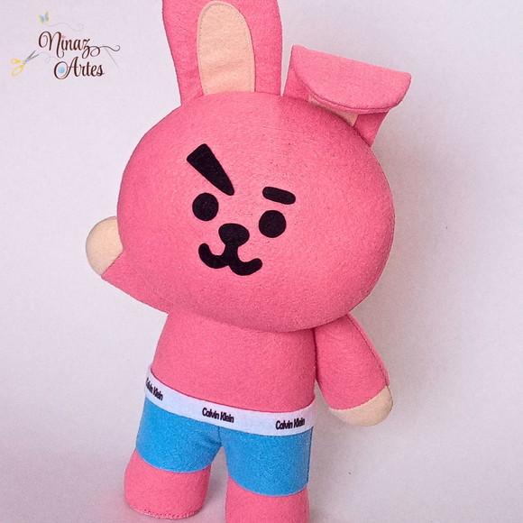 Cooky de Cuequinha - Bt21 (bts) - Boneco em Feltro