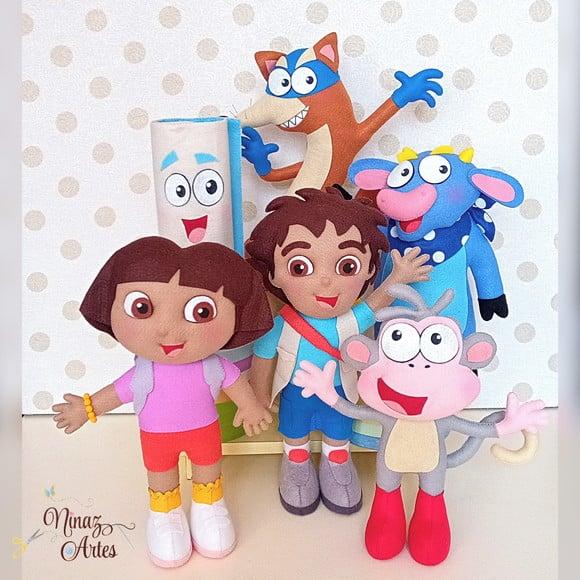 Dora Aventureira - Kit com 6 Personagens